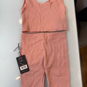 2 pieces set ,biker short and matching tank top size S/M